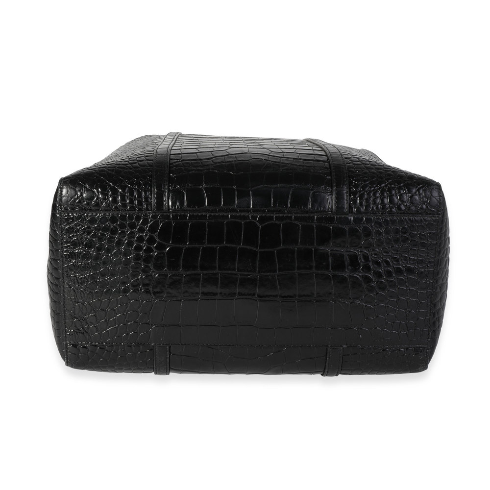Balenciaga Crocodile-Embossed Leather Small Everyday Tote - Picture 4 of 7